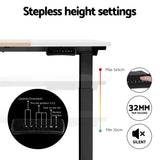 Artiss Standing Desk Motorised Electric Dual Motor 140CM - 45-Degree Angle
