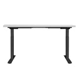 Artiss Standing Desk Motorised Dual Motor White 120CM - Side View