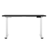 Artiss Standing Desk Motorised Dual Motor 140CM Black - Side View