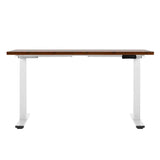 Artiss Standing Desk Motorised Dual Motor 120CM Rustic Brwon - Side View