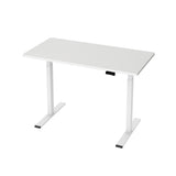 Artiss Standing Desk Motorised Dual Motor 120CM White - Close-Up Angle