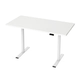 Artiss Standing Desk Motorised Dual Motor 140CM White - Close-Up Angle