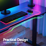 Artiss Gaming Desks Standing Desk Motorised 140CM Black
