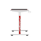 Artiss Standing Desk Motorised Gaming Desks White 140CM - Top-Down View