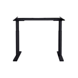 Artiss Standing Desk Frame Only Dual Motor Motorised Adjustable 125KG Load Black - Side View
