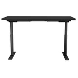 Artiss Standing Desk Motorised Electric Dual Motor Black 140CM - Side View