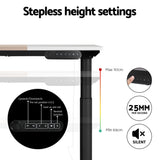 Artiss Standing Desk Motorised Electric Dual Motor 120CM - 45-Degree Angle