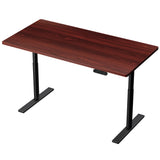 Artiss Standing Desk Motorised Electric Dual Motor Walnut 140CM - Close-Up Angle