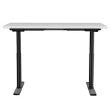 Artiss Standing Desk Motorised Electric Dual Motor White 120CM - Side View