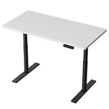 Artiss Standing Desk Motorised Electric Dual Motor White 120CM - Close-Up Angle