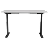 Artiss Standing Desk Motorised Electric Dual Motor White 140CM - Side View