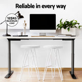Artiss Standing Desk Motorised Electric Dual Motor White 140CM - Rear View