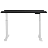 Artiss Standing Desk Motorised Electric Dual Motor 140CM Black - Side View
