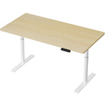 Artiss Standing Desk Motorised Electric Dual Motor 140CM White Oak - Close-Up Angle