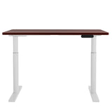 Artiss Standing Desk Motorised Electric Dual Motor 120CM Walnut - Side View
