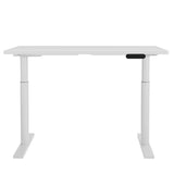 Artiss Standing Desk Motorised Electric Dual Motor 120CM White - Side View