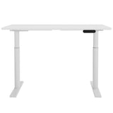 Artiss Standing Desk Motorised Electric Dual Motor 140CM White - Side View