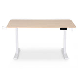 Artiss Standing Desk Sit Stand Touch Control Electric Oak 140CM - Side View