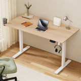 Artiss Standing Desk Sit Stand Touch Control Electric Oak 140CM - Extra Image