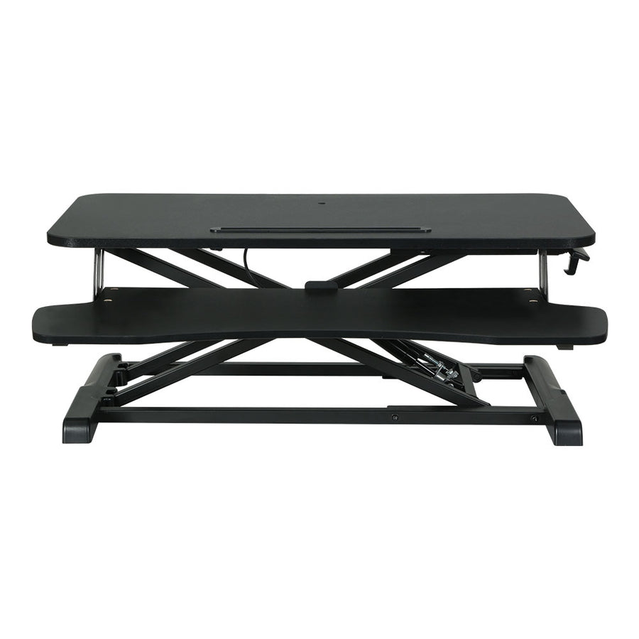 Artiss Standing Desk Riser Height Adjustable Black 80CM, image 3