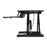 Artiss Standing Desk Riser Height Adjustable Black 80CM - Top-Down View