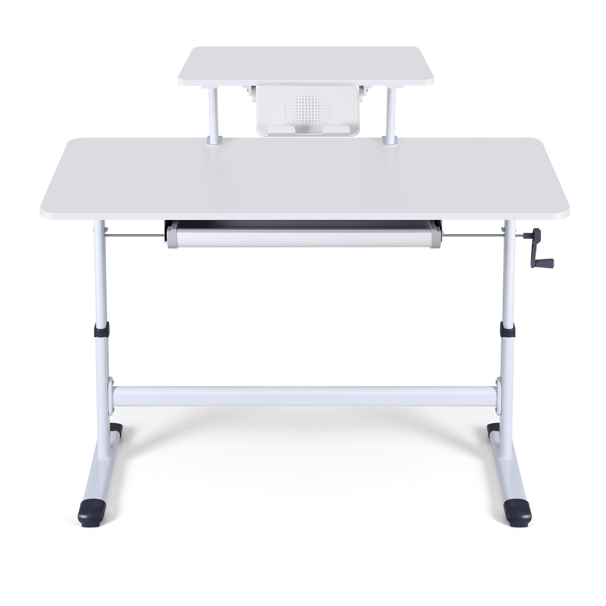 Artiss Standing Desk Height Adjustable Workstation Computer Desks Study 120CM White