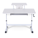 Artiss Standing Desk Height Adjustable Workstation Computer Desks Study 120CM White