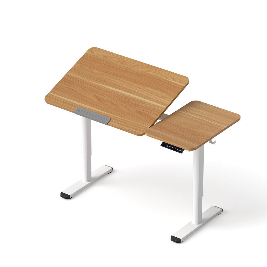 Artiss Electric Standing Desk Height Adjustable Sit Stand Desk Tilting Top