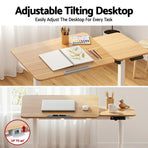 Artiss Electric Standing Desk Height Adjustable Sit Stand Desk Tilting Top