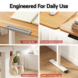 Artiss Electric Standing Desk Height Adjustable Sit Stand Desk Tilting Top - Low Angle