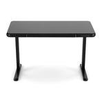 Artiss Electric Standing Desk Motorised Glass Top Black 120CM