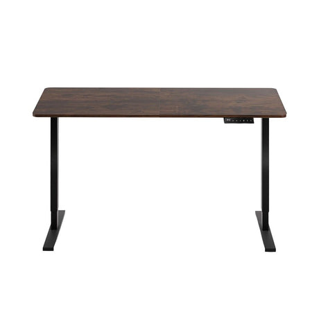 Artiss Standing Desk Height Adjustable 140cm Ergonomic Office Desk Brown, image 3