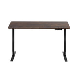 Artiss Standing Desk Height Adjustable 140cm Ergonomic Office Desk Brown - Side View