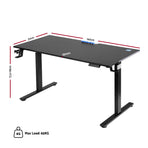 Artiss Electric Standing Desk Height Adjustable Gaming Desk Home Office 140cm