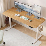 Artiss Standing Desk Height Adjustable 140cm Ergonomic Office Desk Oak - Extra Image
