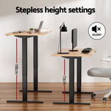 120CM Artiss Electric Standing Desk Sit Stand Desks Home Office Computer Desk - Rear View