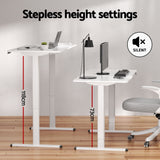 Artiss Electric Standing Desk Sit Stand Desks 120CM - Rear View