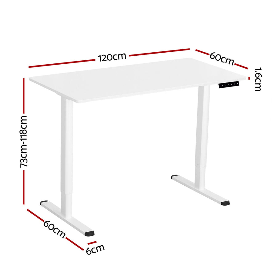 Artiss Electric Standing Desk Sit Stand Desks 120CM, Adjustable Height