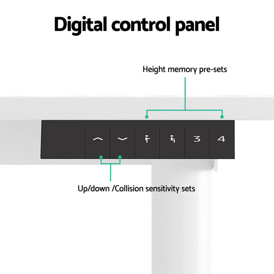 Artiss Electric Standing Desk Sit Stand Desks 120CM, image 5