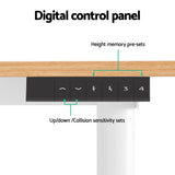 120CM Artiss Electric Standing Desk Sit Stand Desks Home Office Computer Desk - 45-Degree Angle