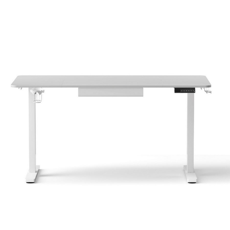 Artiss Electric Standing Desk 140cm Adjustable Height Motorised Home Office Desk Drawer