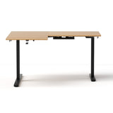 Artiss L-Shape Electric Standing Desk Sit Stand Up Height Adjustable Motorised - Side View