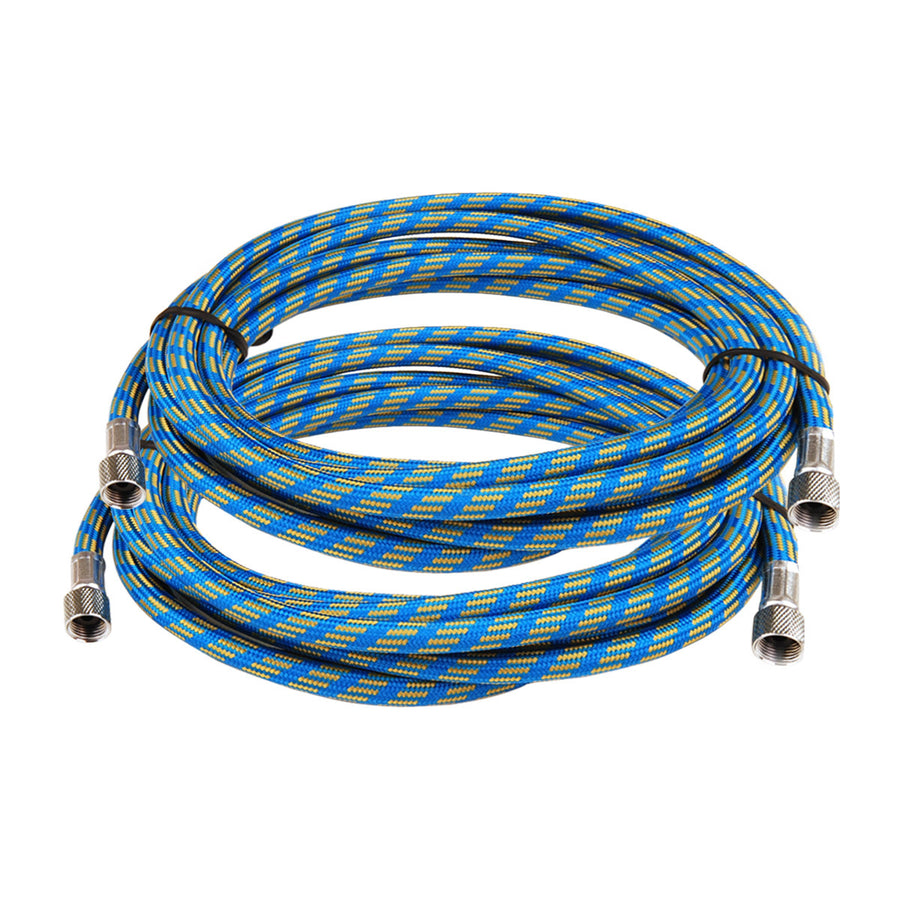 2X 1/8in 3M Rubber Braided Air Hose