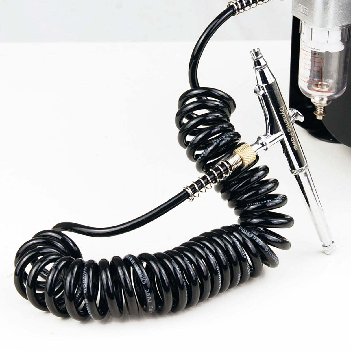 4X 1/8in 3M Coiled Retractable Air Hose