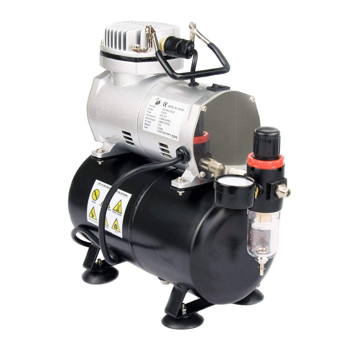 1/6HP 3L Air Brush Compressor