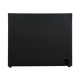 Oikiture Bed Frame Headboard King Single Size Bedhead Black Leather