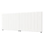 Oikiture Bed Frame Headboard Double Queen King White Boucle