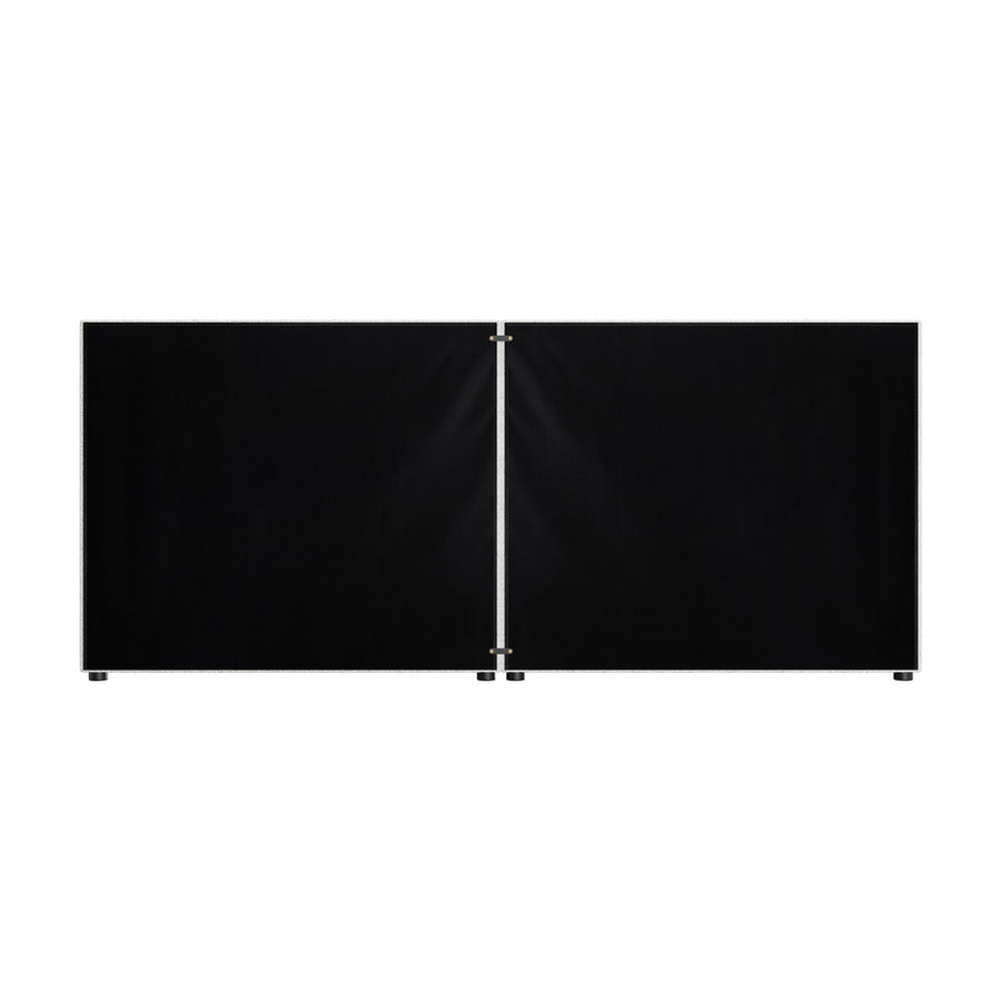 Oikiture Bed Frame Headboard Double Queen King White Boucle