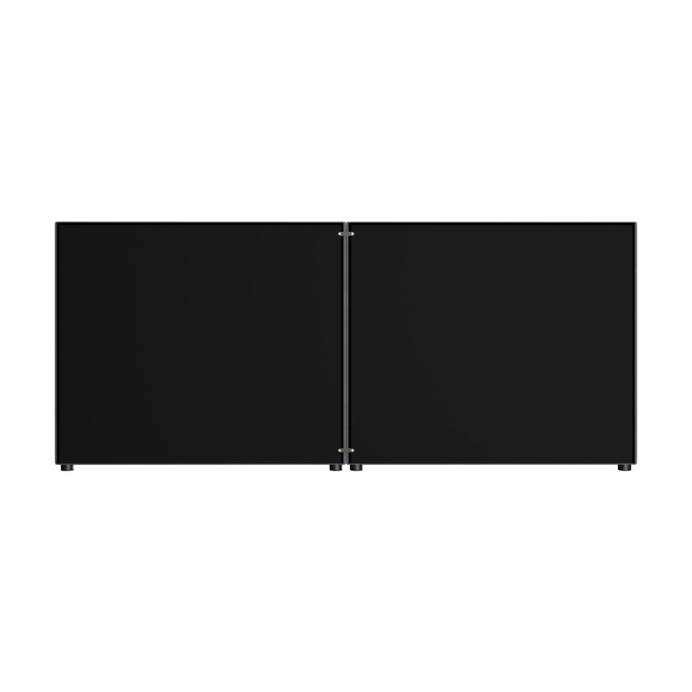 Oikiture Bed Frame Headboard Double Queen King Size Grey Velvet