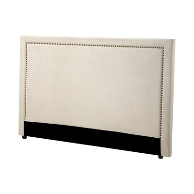 Oikiture Double Size Bed Headboard Bedhead Beige
